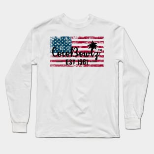 CocoBowlz Est 1981 American Flag Tee Shirt Long Sleeve T-Shirt